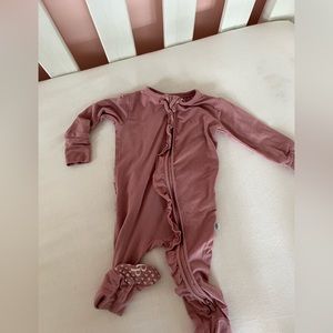 Posh Peanut Ruffled Footie